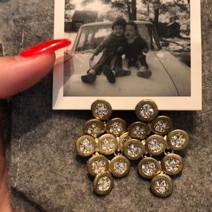 Anthropologie gold earrings